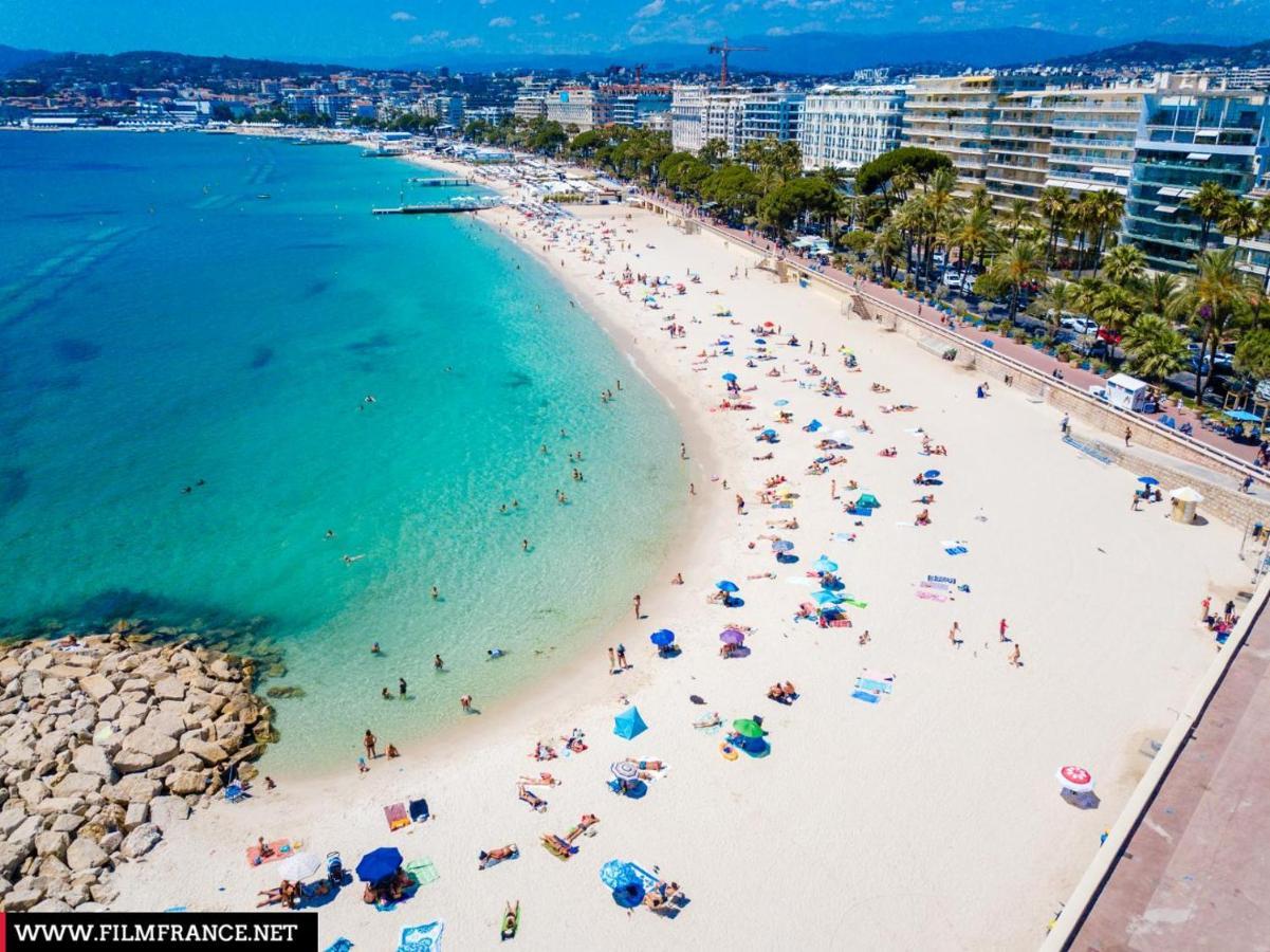 2 Pieces - Croisette Et Plages A 10 Mn A Pieds Cannes Buitenkant foto
